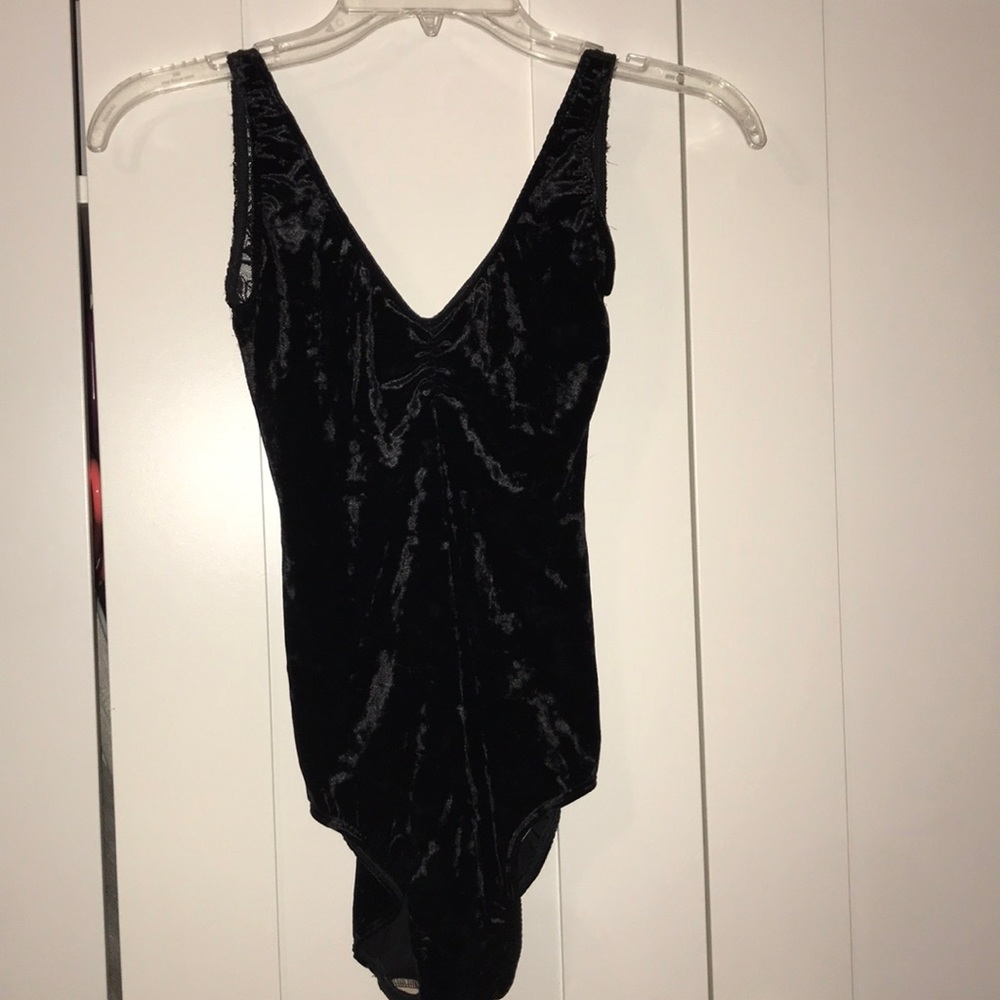 Black Velvet Class in leotard